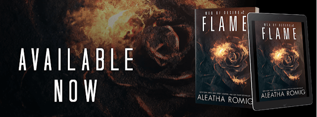 Blog Tour Review:  Flame (Web of Desire #2) by Aleatha Romig