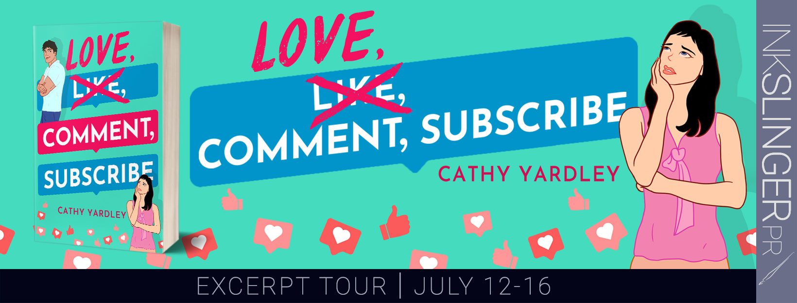 Excerpt Tour:  Love, Comment, Subscribe by Cathy Yardley