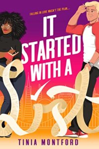 Blog Tour Review with Giveaway:  It Started With a List (Pacific Grove University #1) by Tinia Montford